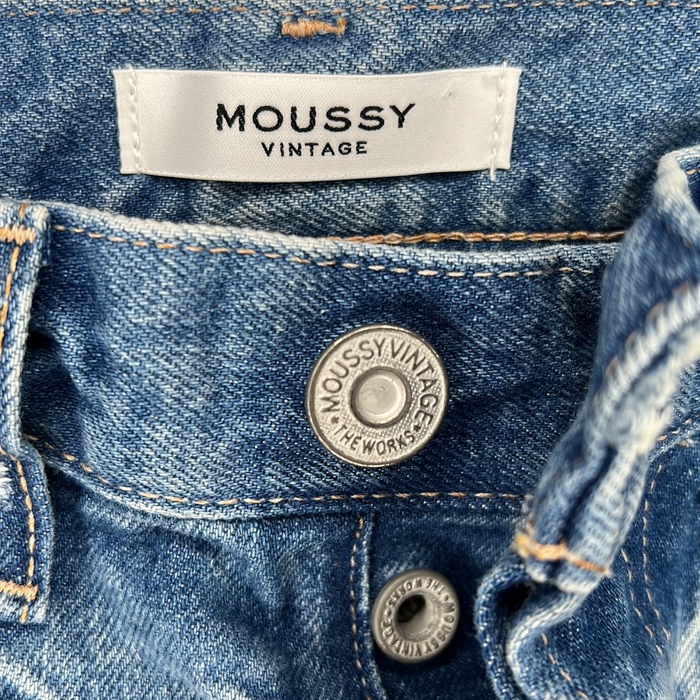 Moussy Light Blue High Rise Women Jeans - Picture 8 of 11
